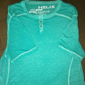 Helix medium teal T-shirt